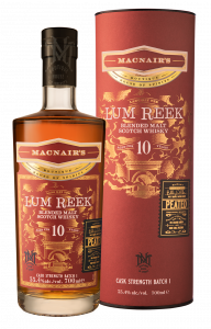 MacNair's Boutique House of Spirits 10-year-old Lum Reek Cask Strength Blended Malt